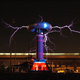 Illustration for article titled An Architect Wants To Retrofit This London Power Plant With Tesla Coils